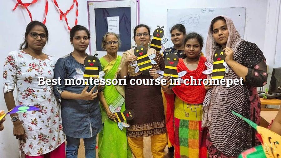Best Montessori Course in Chromepet